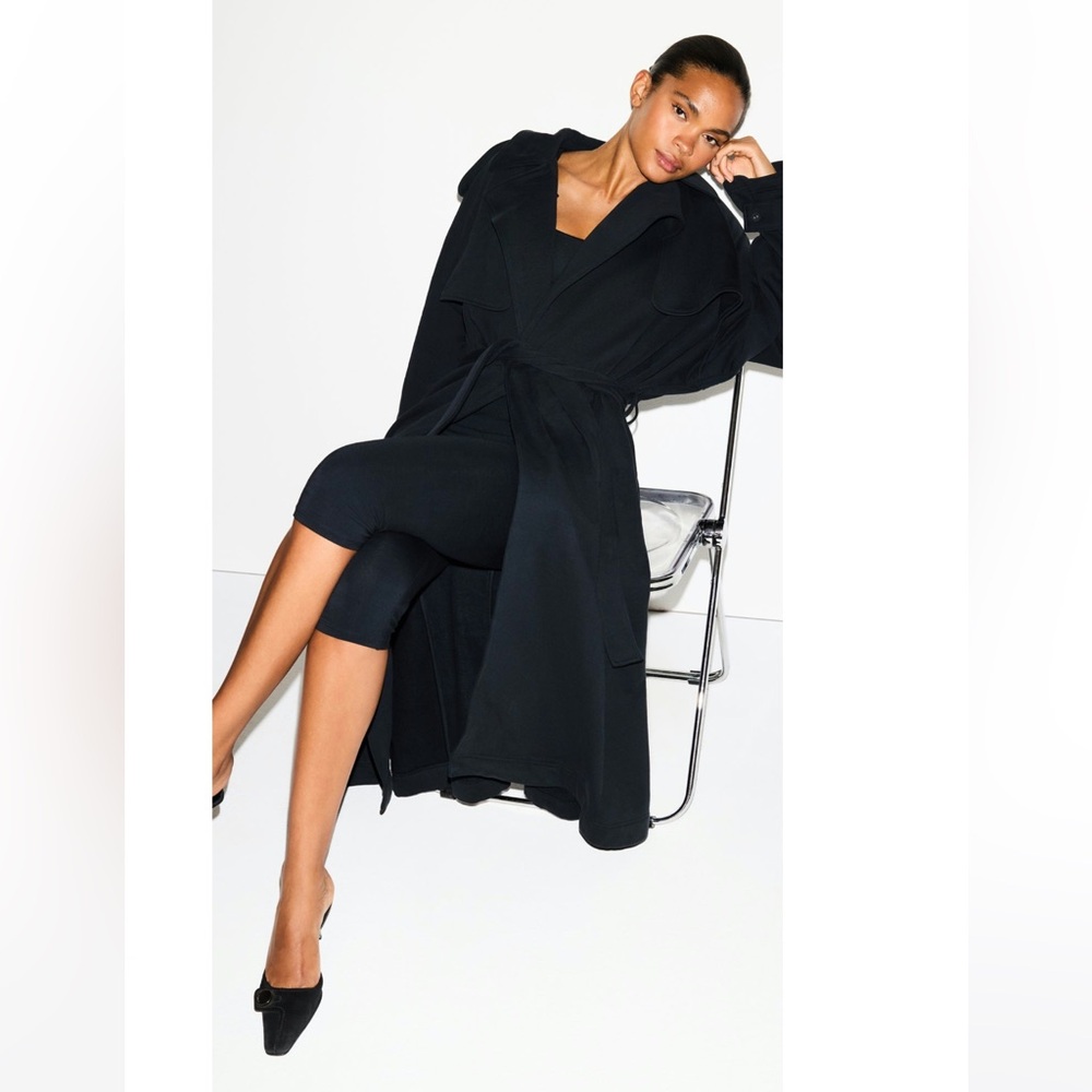 NEW SKIMS Boyfriend Fleece Oversized Trench Coat